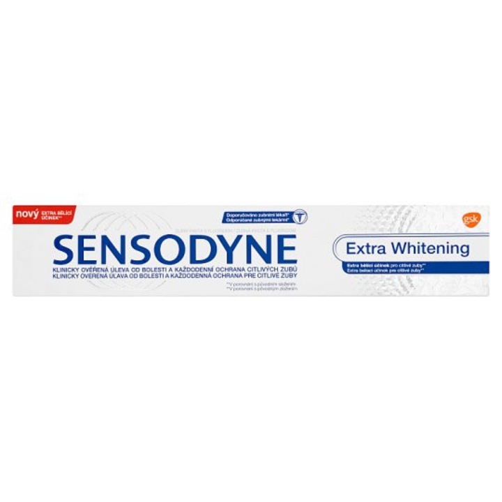 Pasta de dinti pentru dinti sensibili Sensodyne Extra Whitening 75ml