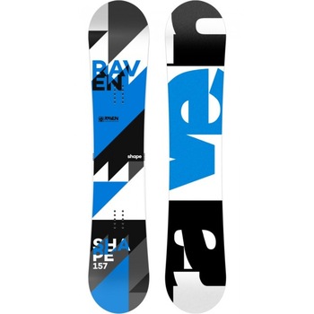 Placa Snowboard Raven Shape,Negru/Albastru,Lungime 154 cm Placa Snowboard Raven Shape,Negru/Albastru,Lungime 154 cm