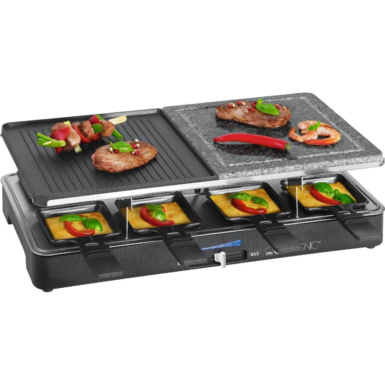Gratar electric Clatronic RG 3518, 1400 W, Negru