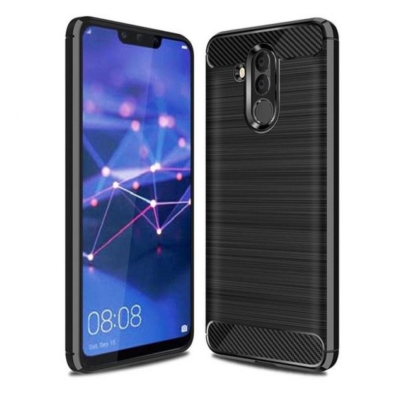 Husa TECH-PROTECT TPUCARBON Huawei Mate 20 Lite Black