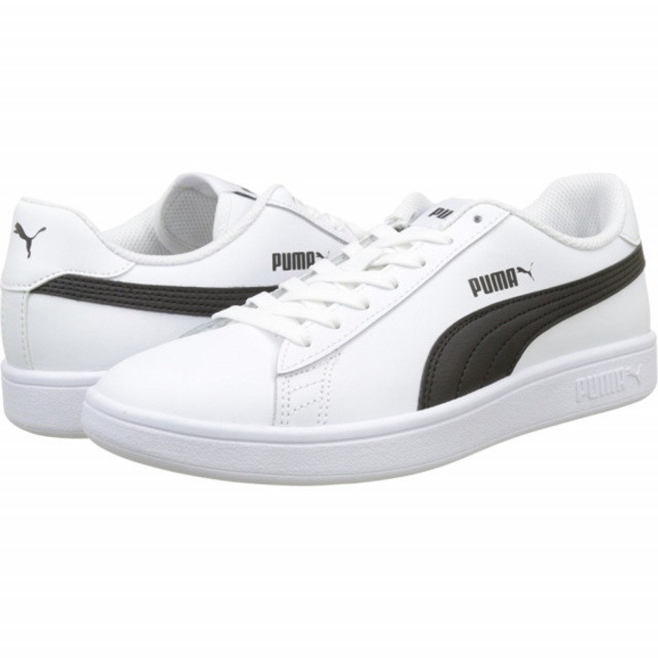 Pantofi sport Puma Smash 2 pentru barbati, Alb/Negru