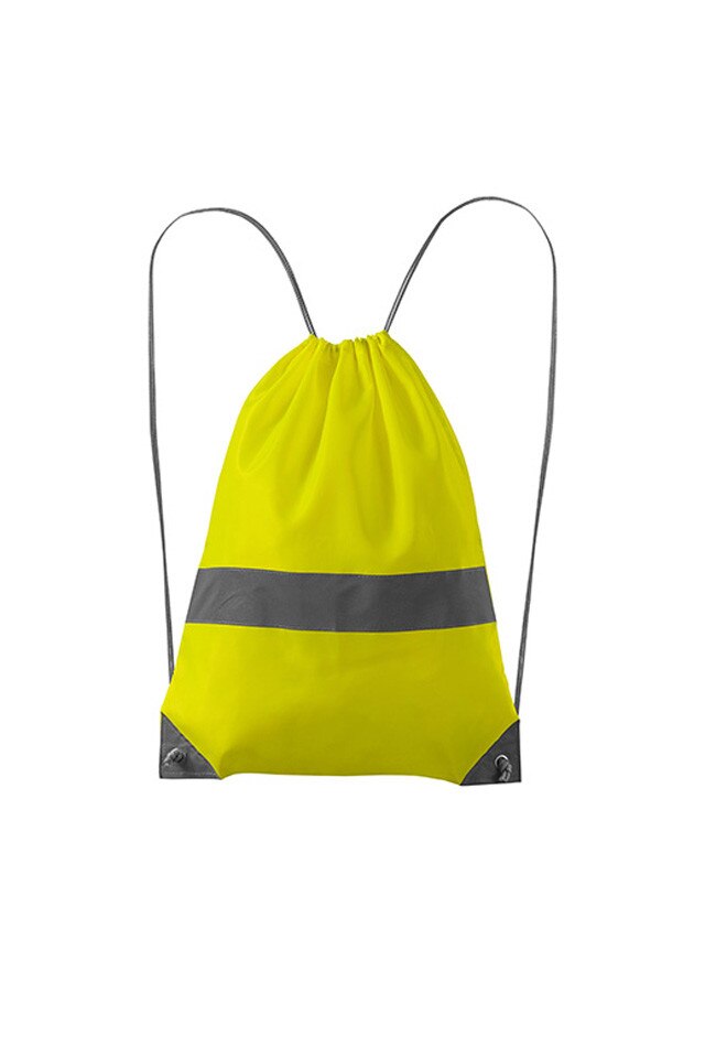 Rucsac , Rimeck, 100 % polyester, galben reflectorizant, banda reflectorizanta