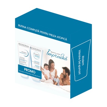 Pachet promo Bioderma: Atoderm Intensive Baume, 200 ml + Atoderm Intensive moussant, 200 ml Pachet promo Bioderma: Atoderm Intensive Baume, 200 ml + Atoderm Intensive moussant, 200 ml