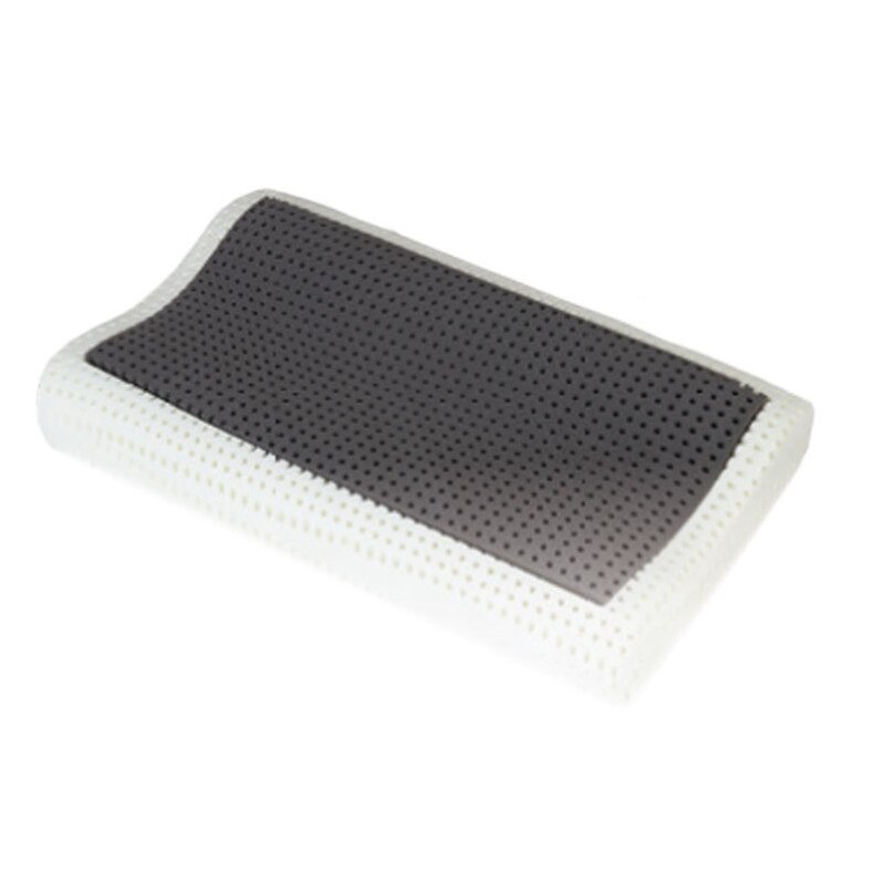 Perna Mollyflex MOONTEX TERMAL GREY CERVICAL, din spuma cu memorie, 42x72 cm