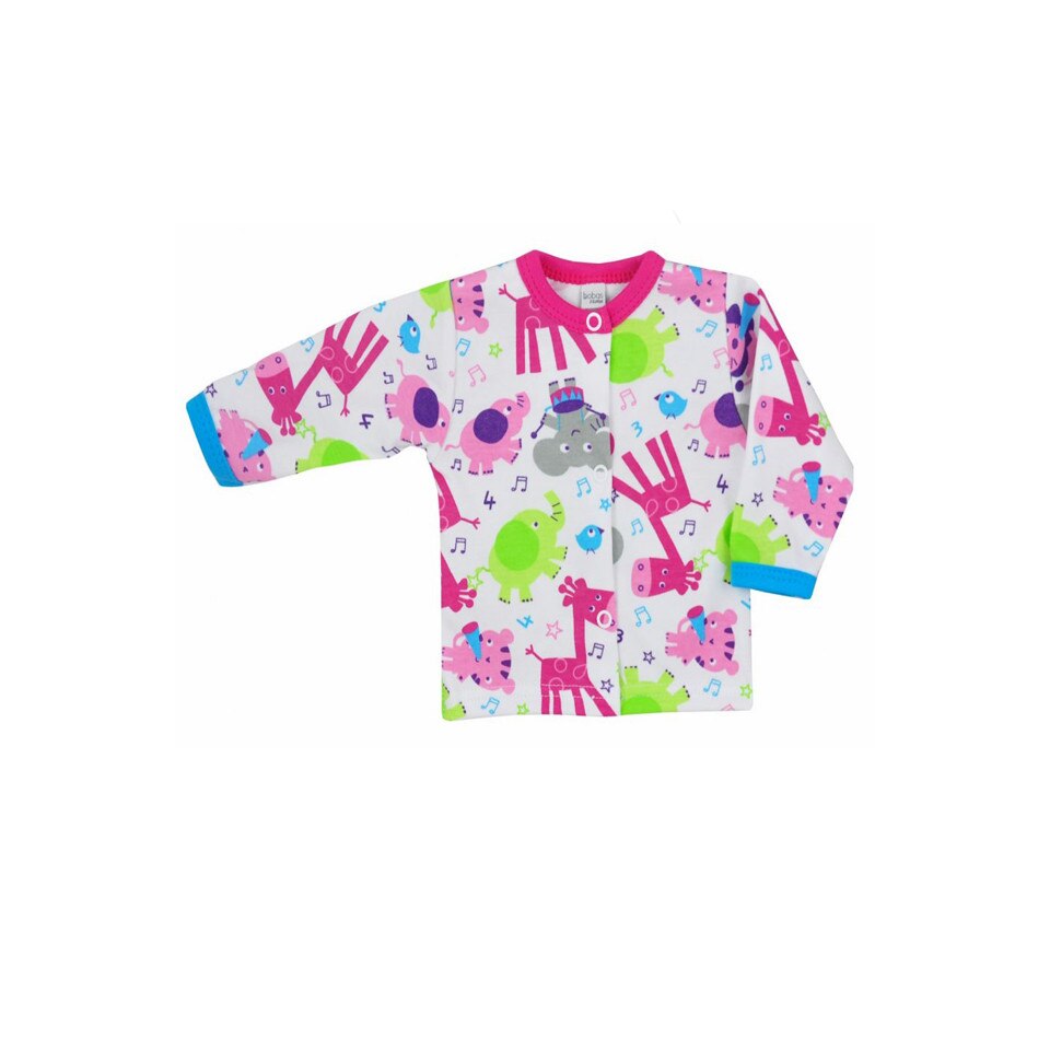 Bluza maneca lunga fetite Koala Zoo 3164RZ, Multicolor, 56 cm
