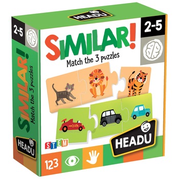 Puzzle Headu S.T.E.M. - Similar!, 36 piese, 12 ipostaze Puzzle Headu S.T.E.M. - Similar!, 36 piese, 12 ipostaze