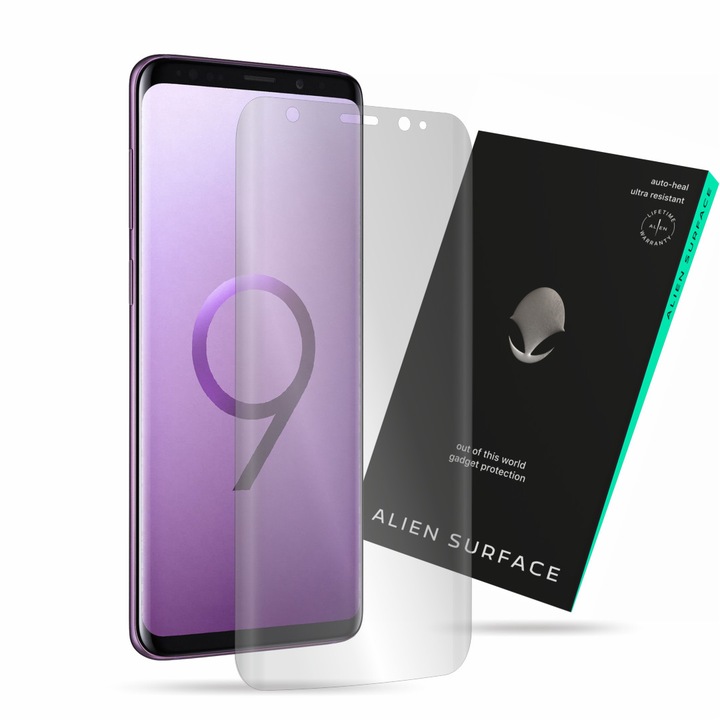Alien Surface, Samsung Galaxy S9 Plus, képernyővédő fólia