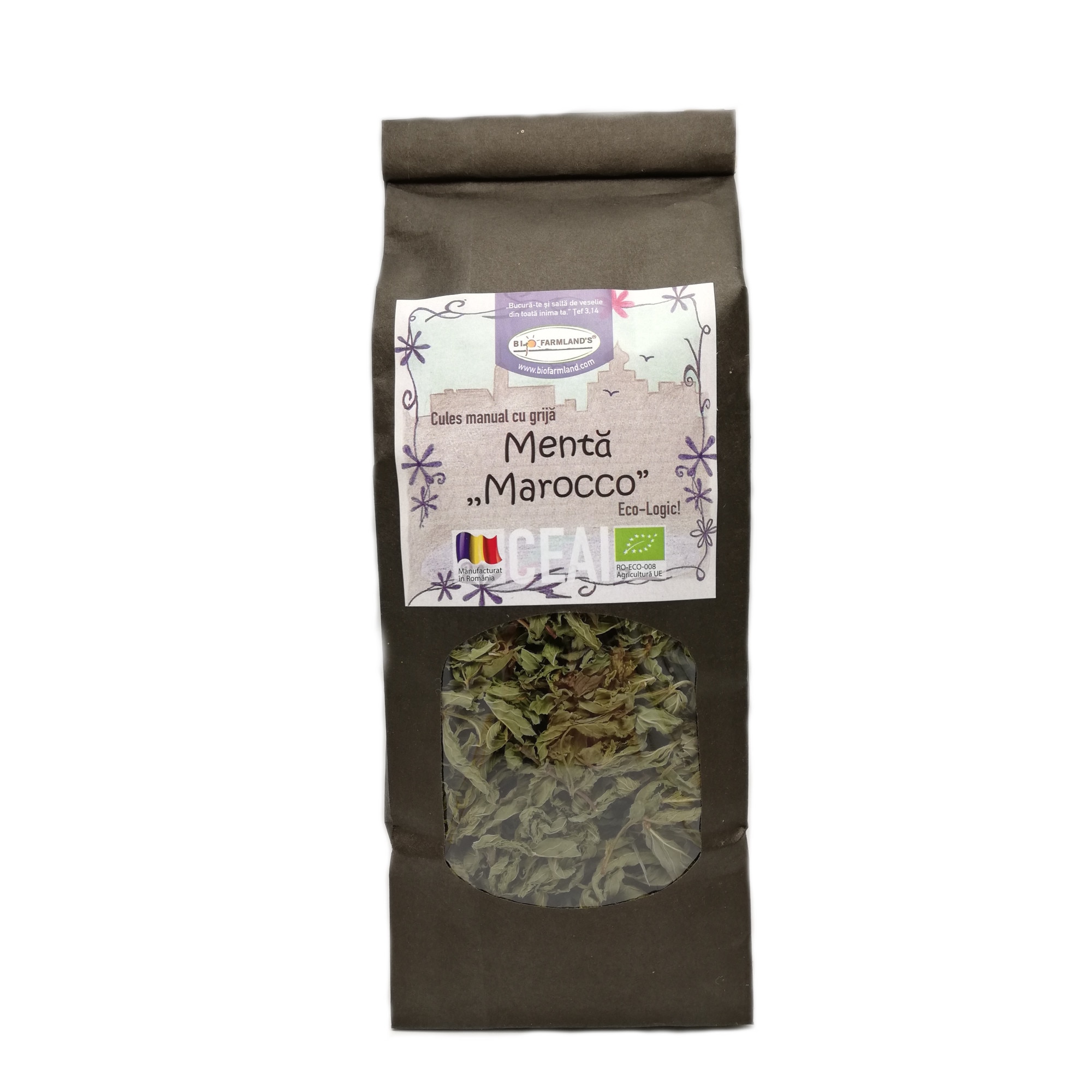 Ceai Menta Marocco 40g Bio/ECO Biofarmland