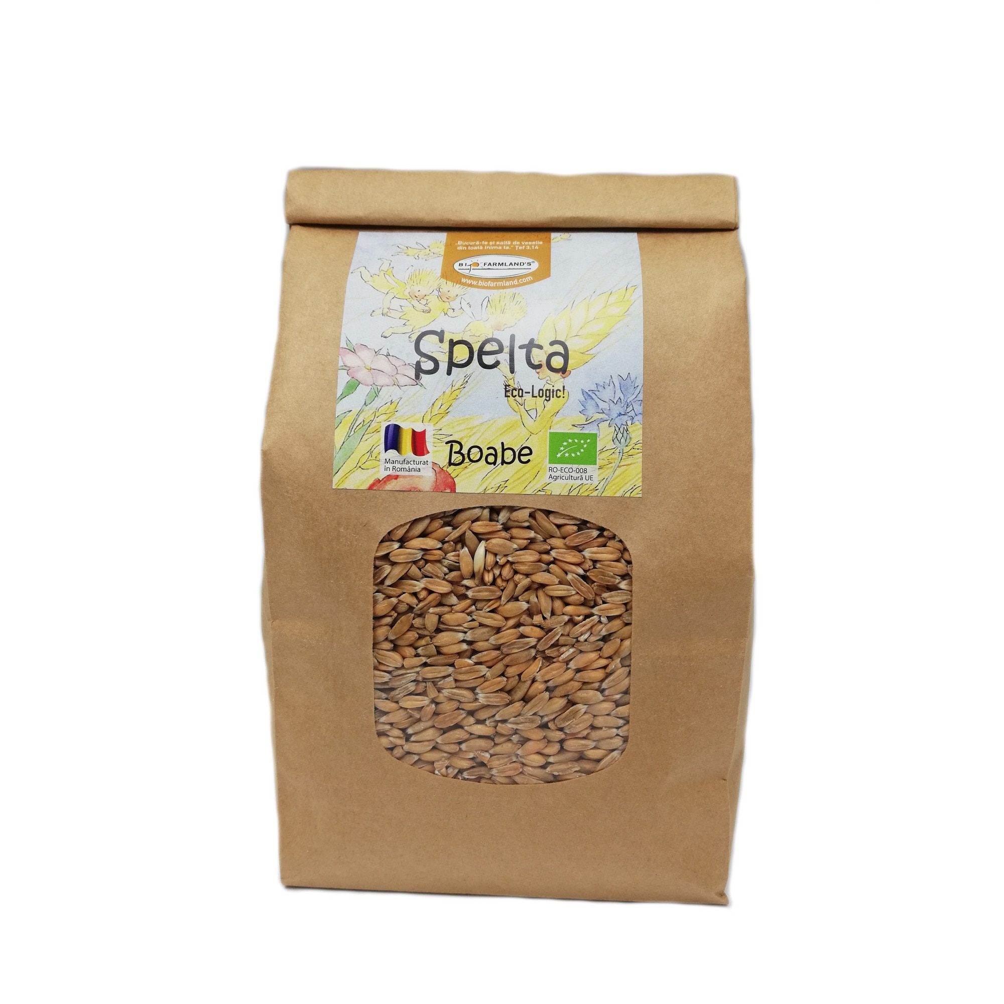 Boabe Spelta 750g Bio/ECO Biofarmland