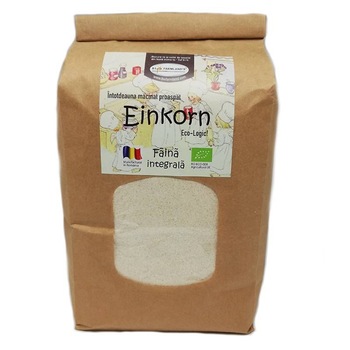 Faina integrala BioFarmLand de Einkorn 1 kg Faina integrala BioFarmLand de Einkorn 1 kg