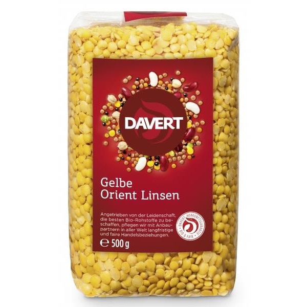 Linte Galbena Bio 500gr Davert