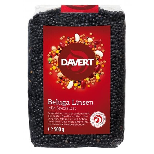 Linte Neagra Beluga Bio 500gr Davert