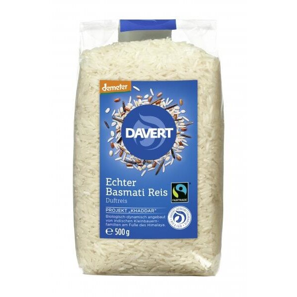 Orez Alb Bob Lung Bio Demeter Fairtrade 500gr Davert