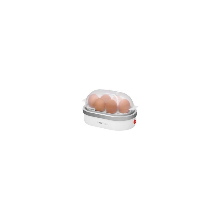 Fierbator de oua Clatronic EK 3497, 400 W, 6 oua, Alb