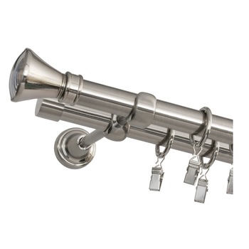 Galerie dubla Prince, grosime 19mm, inox, 320 cm Galerie dubla Prince, grosime 19mm, inox, 320 cm