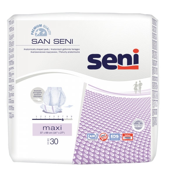 Absorbante femei si barbati, San Seni Maxi 30 Buc/Pachet