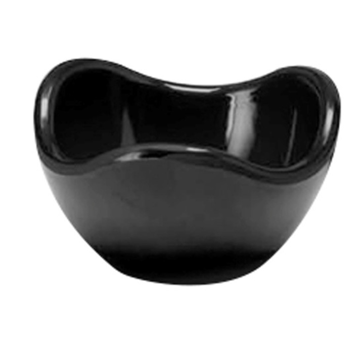 Bol ramekin melamina RAKI 6,5x6,5x3,5cm neagra