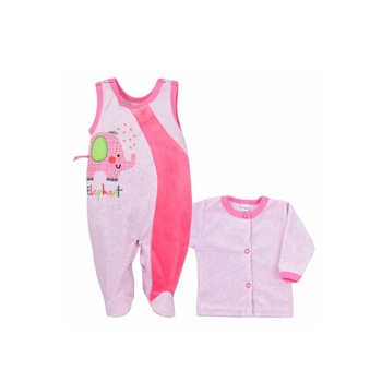 Compleu 2 piese pentru fete Dumbo Koala 05-412R, Roz, 74 cm Compleu 2 piese pentru fete Dumbo Koala 05-412R, Roz, 74 cm