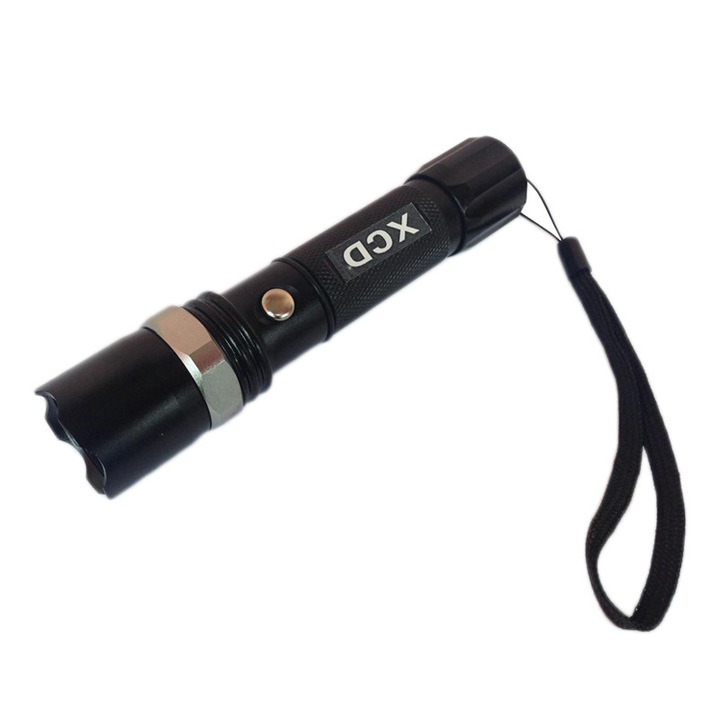 Zoom фенер 608 CREE Swat Фенер, 9800 mAh, LED, 3 W