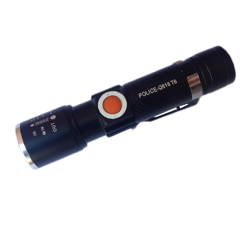 Bothersome Teaching Harmful Mini lanterna cu zoom Police Q616 T6, USB, 3 faze iluminare - eMAG.ro