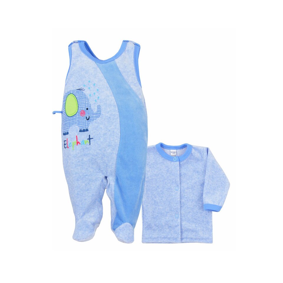 Compleu 2 piese pentru baieti Dumbo Koala 05-412AL, Albastru, 74 cm