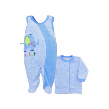 Compleu 2 piese pentru baieti Dumbo Koala 05-412AL, Albastru, 74 cm Compleu 2 piese pentru baieti Dumbo Koala 05-412AL, Albastru, 74 cm