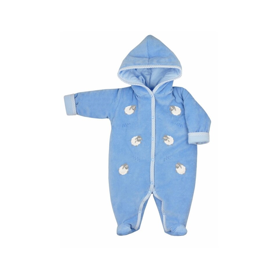Salopeta cu maneca lunga pentru bebelusi Koala Owieczki 3515-AL, Albastru, 74