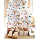Brad de craciun artificial WinterLand, alb alpin inghetat 180cm si suport