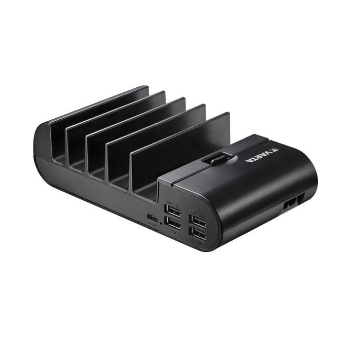 Домашна зарядна станция VARTA за 5 таблета или смартфона