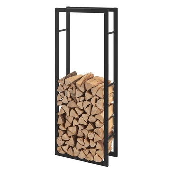 Suport lemne pentru foc AAFR-6606, en.casa, 60 x 150 x 25 cm, otel, negru Suport lemne pentru foc AAFR-6606, en.casa, 60 x 150 x 25 cm, otel, negru