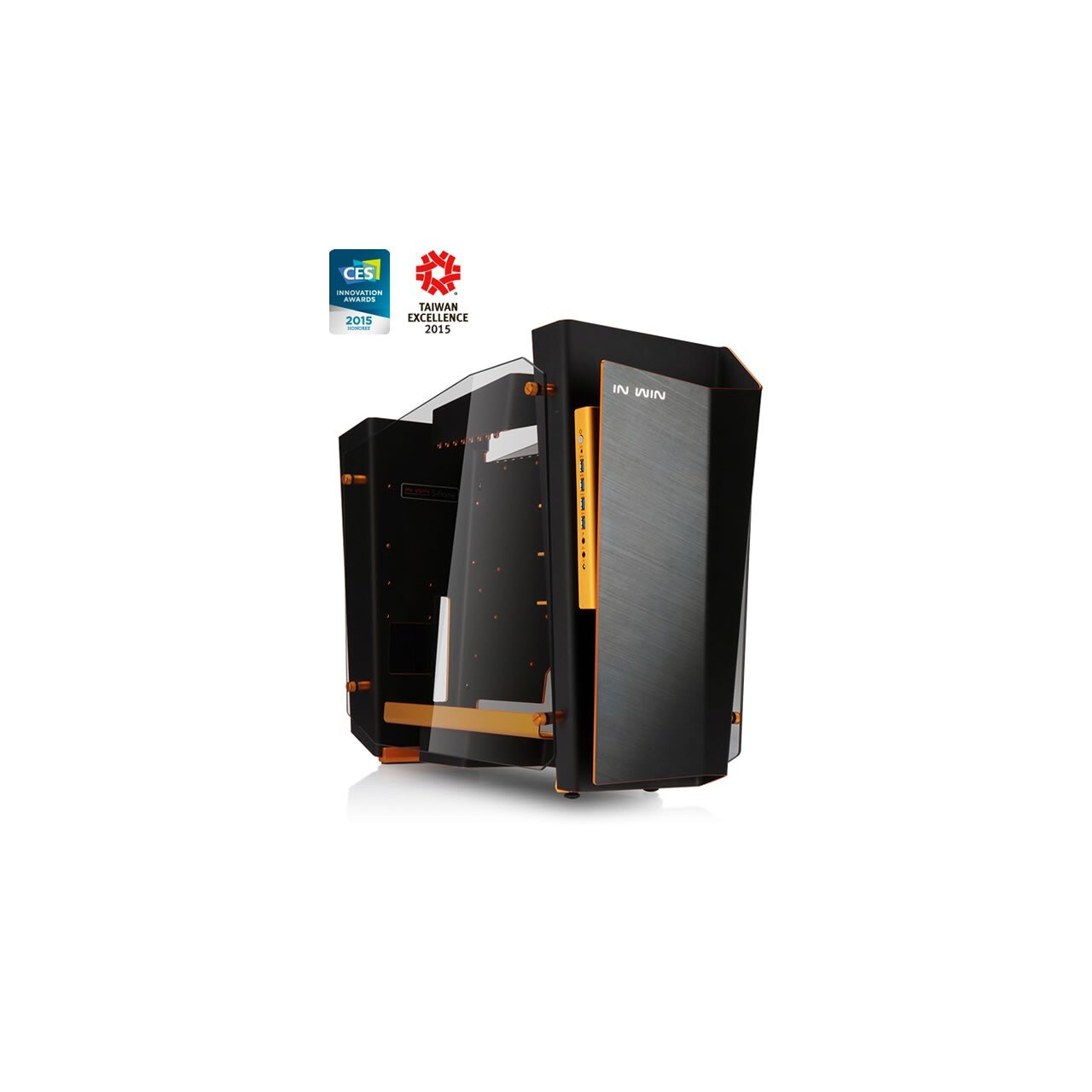 Inwin Z Frame In Win S-Frame ATX fekete-arany számítógépház - eMAG.hu