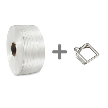 Pachet Promo cu o Banda de Legat PES Hotmelt 12 mm si Bucle Metalice 12 mm - Ambalaje pentru Fixare Paleti, Sisteme pentru Legare Brandpaper Pachet Promo cu o Banda de Legat PES Hotmelt 12 mm si Bucle Metalice 12 mm - Ambalaje pentru Fixare Paleti, Sisteme pentru Legare Brandpaper