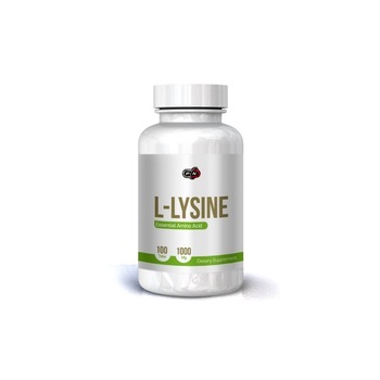 L-Lizina, L-Lysine, 1000 mg, 100 Capsule, Pure Nutrition USA L-Lizina, L-Lysine, 1000 mg, 100 Capsule, Pure Nutrition USA