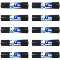 pachet 10 bucati - sano saci menajeri negri 240l pentru pubela sac plastic pentru menaj gunoi frunze deseuri 60x80cm 10 x 15bucrola imagen 19_0_
0