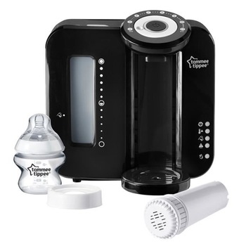 Aparat pentru pregatirea formulei de lapte praf Tommee Tippee Perfect Prep, Negru Aparat pentru pregatirea formulei de lapte praf Tommee Tippee Perfect Prep, Negru