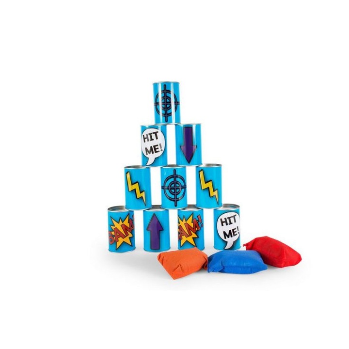 BS Toys társasjáték, bádogdobás, 3 fő részére, 3+ év, kék