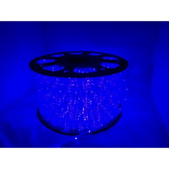 Instalatie Rola LED 50 m furtun luminos albastru + alimentator inclus / instalatie de craciun Instalatie Rola LED 50 m furtun luminos albastru + alimentator inclus / instalatie de craciun