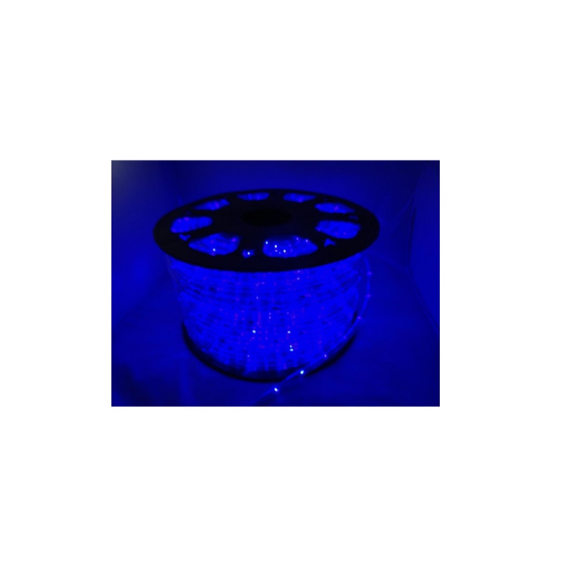 Instalatie Rola 100 m furtun luminos led albastru + alimentator inclus / rola led / instalatie pentru craciun