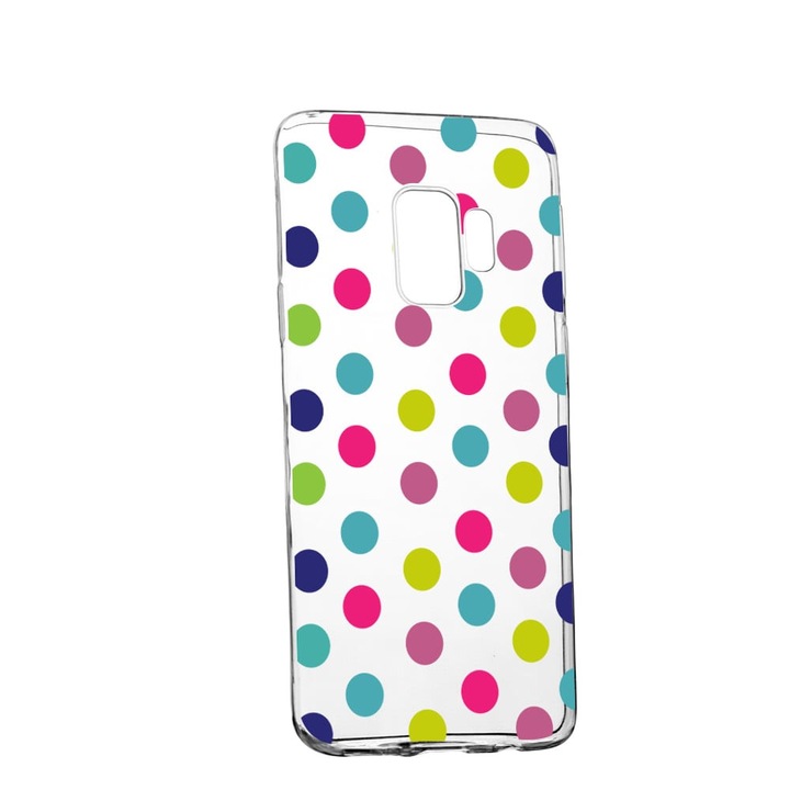 Кейс за Huawei Mate 20 Lite, Цвят на точки, 61, Силиконов
