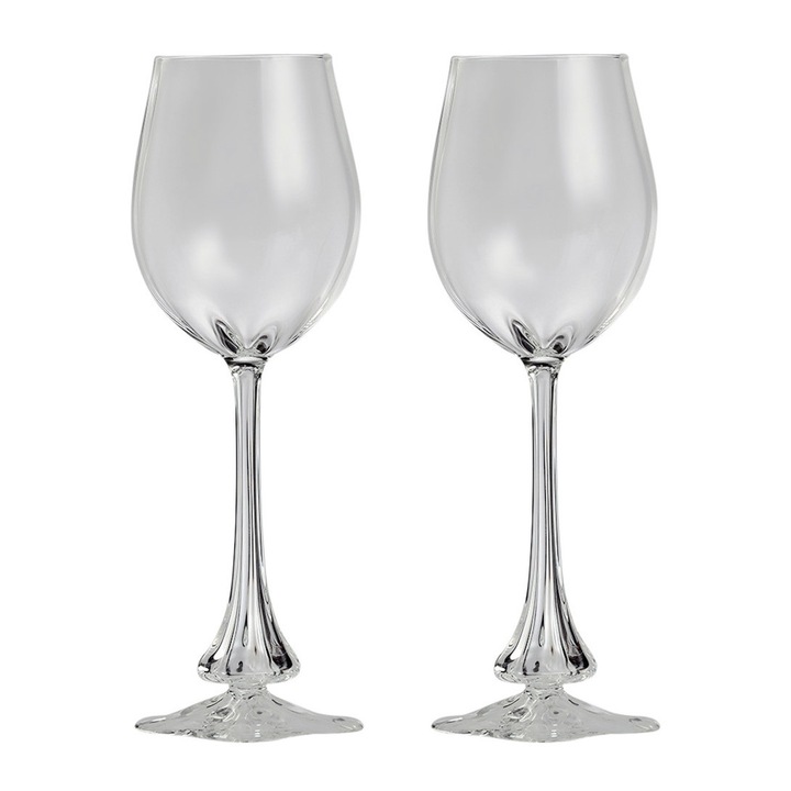 Set de 2 pahare de vin rosu ELEANOR, Gabriela Seres, realizate manual, handmade