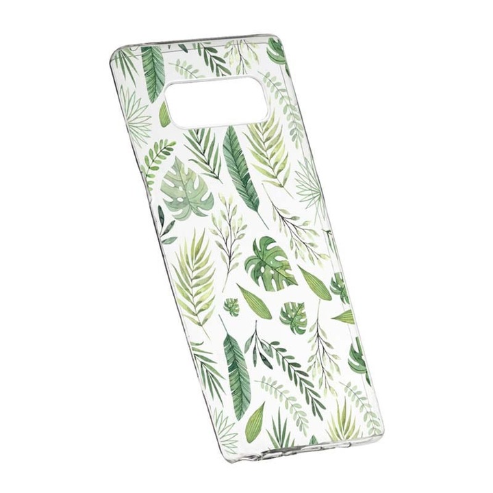 Husa pentru Samsung Galaxy Note 9, Frunze, 77, Silicon