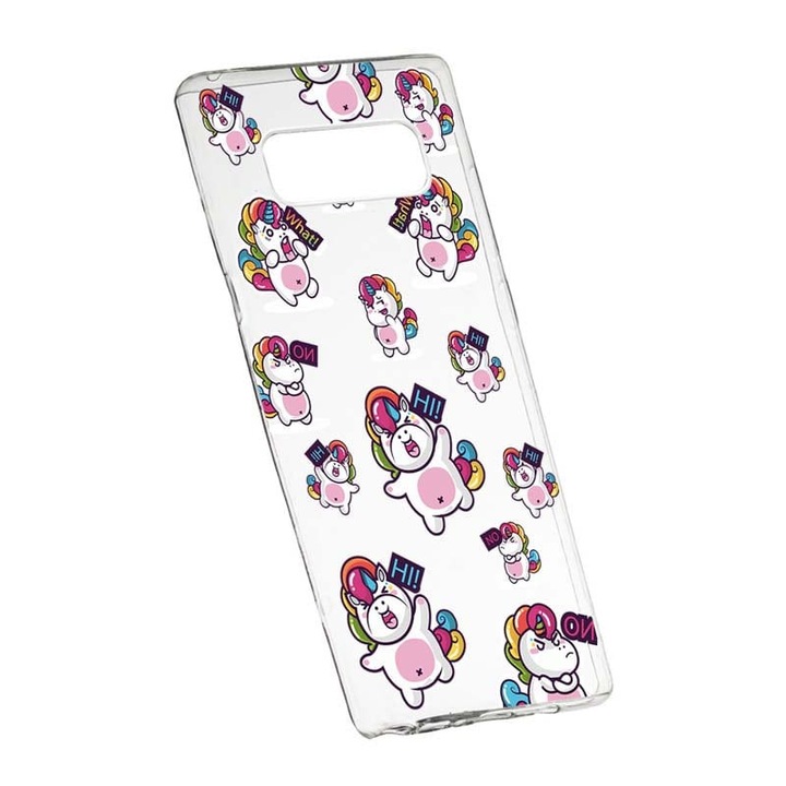Кейс за Samsung Galaxy Note 9, Fat Unicorn, 80, Силиконов