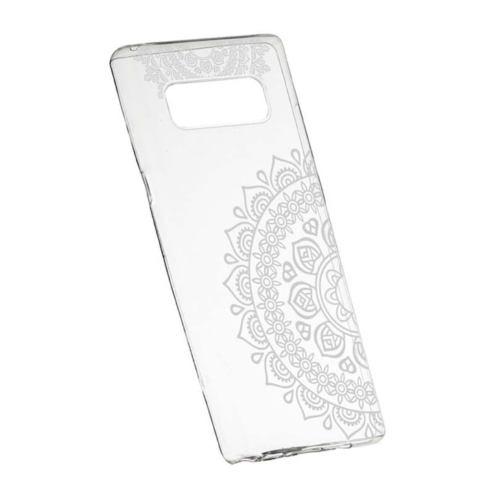 Husa pentru Samsung Galaxy Note 9, Lace White Nonfigurativ, 64, Silicon