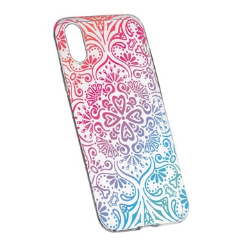 Husa pentru Apple iPhone XS Max, Mandala color, 72, Silicon Husa pentru Apple iPhone XS Max, Mandala color, 72, Silicon