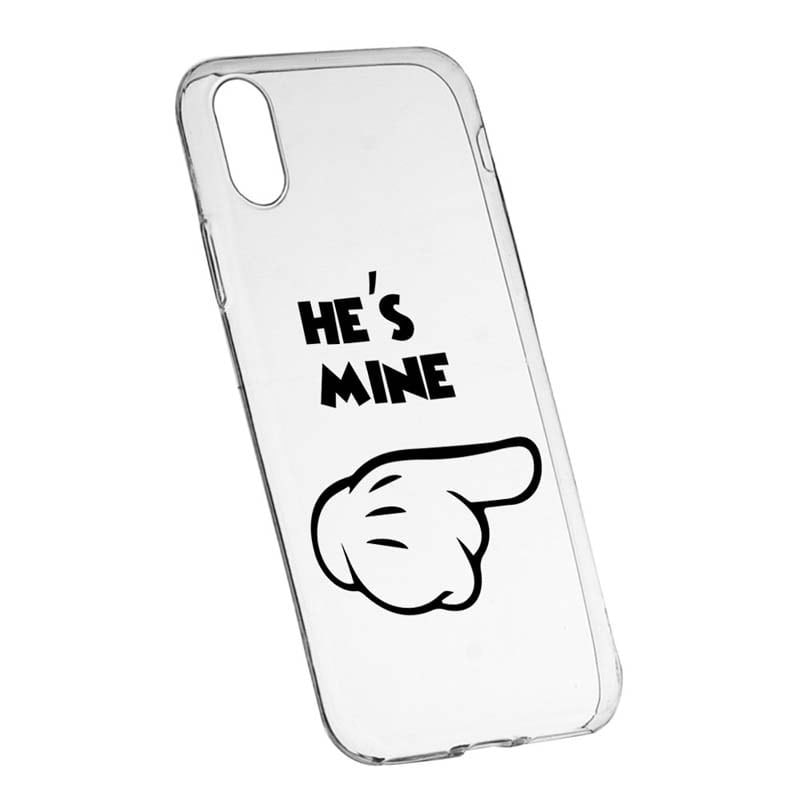Husa pentru Apple iPhone XS Max, He's Mine, 105, Silicon
