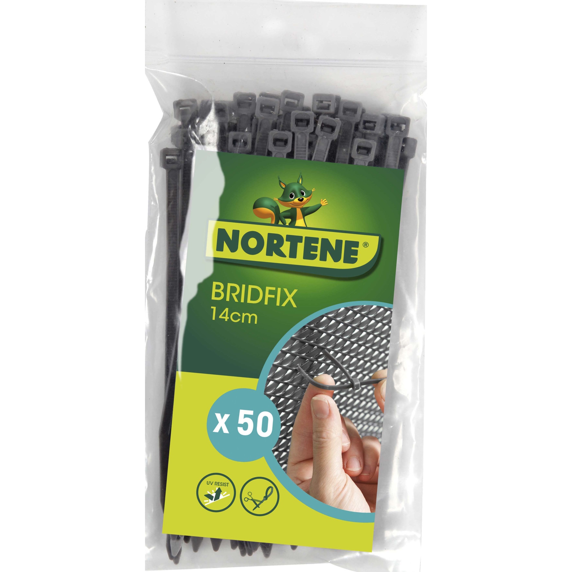 Element de fixare Bridfix 14 cm gri D 3.2 mm, 50 buc/pachet