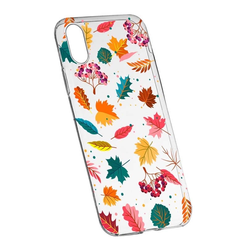 Husa pentru Apple iPhone XR, Frunze, Toamna, 99, Silicon