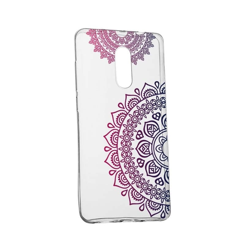 Husa pentru Nokia 3.1 (2018), Lace Color Nonfigurativ, 63, Silicon