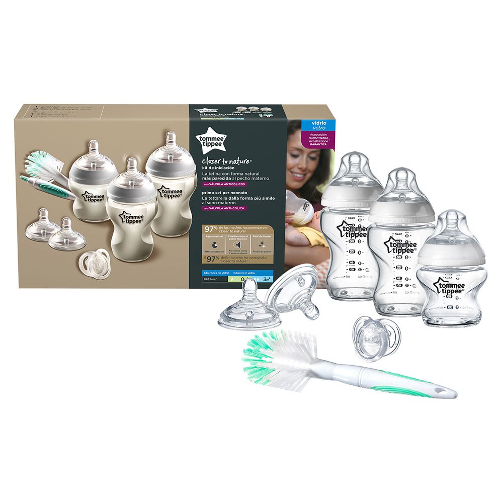 Set biberoane din sticla Tommee Tippee, +0 luni