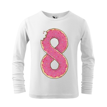 Tricou cu maneca lunga pentru copii,personalizat,Alb,4 ani Tricou cu maneca lunga pentru copii,personalizat,Alb,4 ani